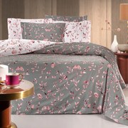 Σεντόνια Victoria (Σετ 4τμχ) Dusty Pink Guy Laroche Υπέρδιπλo 240x265cm 100% Βαμβακερό Περκάλι