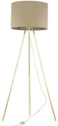 Φωτιστικό Δαπέδου Umberto 16036 Φ50x155cm 1xE27 15W Natural-Gold TK Lighting