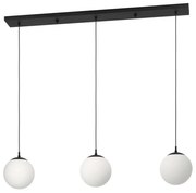 Φωτιστικό Οροφής-Ράγα Rondo-3 900512 121x20x110cm 3xE27 40W Black Eglo