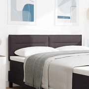 vidaXL LED Κεφαλάρι Γραμμών Σχεδίασης Σκούρο Καφέ 72 εκ Ύφασμα