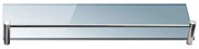 Ραφιέρα Μπάνιου Διάφανη Mensole 0644 40cm Clear Karag Ανοξ.Ατσάλι,Γυαλί