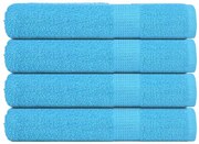 Πετσέτες 4 τεμ. FROGN Τυρκουάζ 100x200 εκ. 100% Βαμβάκι