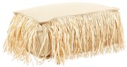 Outdoor Pouf MX HOME Tahiti Coussin de sol S raphia frange-00N3