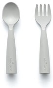 Κουτάλι + Πιρούνι (Σετ) Miniware Des 15 Γκρι