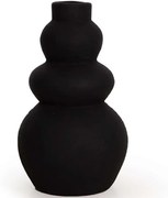 Διακοσμητικό Βάζο Than 0750003 18x27cm Black Soulworks Clay