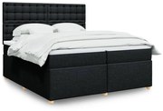 ΚΡΕΒΑΤΙ BOXSPRING ΜΕ ΣΤΡΩΜΑ ΜΑΥΡΟ 200X200 ΕΚ. ΥΦΑΣΜΑΤΙΝΟ 3291403