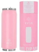 Θερμός-Ποτήρι Ανοξείδωτο Blossom Rose Save The Aegean Estia 500ml-7x19εκ. 01-10317