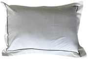 Oxford Λευκή Μαξιλαροθήκη με Πλακέ Κέντημα Mansion 52x72 5cm 52x72 5cm Άσπρο