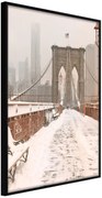 Αφίσα - Winter in New York - 40x60 - Μαύρο - Χωρίς πασπαρτού