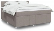 ΚΡΕΒΑΤΙ BOXSPRING ΜΕ ΣΤΡΩΜΑ TAUPE 180X200 ΕΚ. ΥΦΑΣΜΑΤΙΝΟ 3287151