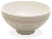 Μπωλ Σερβιρίσματος Pàtera PA90900 Φ18x8cm 900ml Beige-White Zafferano Κεραμικό