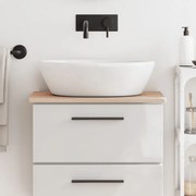 vidaXL Πάγκος Μπάνιου 60x40x1,5 εκ. από Μασίφ Ξύλο Οξιάς