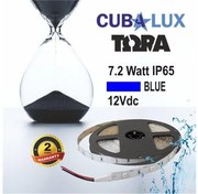 Ταινία LED 7,2W IP65 12V σε 4 χρώματα 5M TORA Cubalux 500037 Μπλε