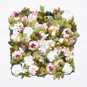 Supergreens Τεχνητή Φυλλωσιά Παιώνια με Ορτανσία 50x50 εκ