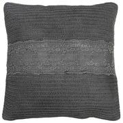 Μαξιλάρι Καναπέ ARF203 45x45cm Grey Espiel 45X45 100% Cotton