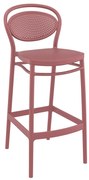 Σκαμπό Marcel 75 Marsala PP 45x52x106cm