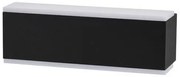 Απλίκα Φωτιστικό Τοίχου LED 10W Μαύρο 3000K IP54 Up Down Nikita 145-82094 Eurolamp-145-82094-Μαύρο 145-82094