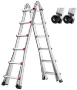 VEVOR Telescoping Ladder A Frame 20 FT Extension Multi-Function for Homework