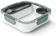 Κουτί τροφίμων Black+Blum BAO-BA010, 1 l, Εσωτερικό διαμέρισμα, χωρίς BPA, ασφαλές στο πλυντήριο πιάτων, Λευκό/Πράσινο