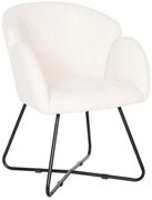 ΠΟΛΥΘΡΟΝΑ HARNIS HM9603.06 ΕΚΡΟΥ ΜΠΟΥΚΛΕ-ΜΑΥΡΑ ΜΕΤΑΛ.ΠΟΔΙΑ ΧΙΑΣΤΙ 59,5x64x77Υεκ