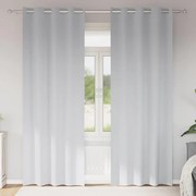 vidaXL Κουρτίνες 2 pcs Ανοιχτό Γκρι 225 x 140 εκ. Πολυεστέρας