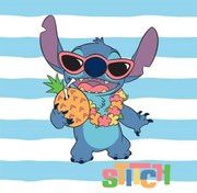 Λαβέτα-Μαγική Πετσέτα Polyester 30x30εκ. Lilo &amp; Stitch 79 Sky Blue Disney DimCol