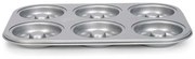 Φόρμα Για 6 Donuts Αντικολλητική Silvertop 221.03635 32x22cm Silver Patisse Aluminium