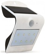 Ηλιακό Φωτιστικό LED 1.5W με Αισθητήρα Solar Wall Light 4000K+4000K White+Black Body 8276 VTAC 8276 Μαύρο-Λευκό