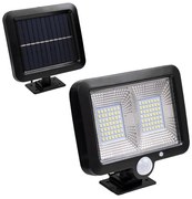 Αυτόνομος Ηλιακός Προβολέας 10W IP65 6000K ABS Μαύρο 71459 Globostar-71459-Μαύρο 71459