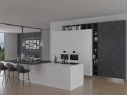 Intrahome   Σύνθεση  Έπιπλο  Κουζίνας  ΛΕΥΚΟ/dove grey   06-591675221  με blum μεντεσεδες  και συρτάρια 10  ΜΕΤΡΑ  ΤΡΕΧΟΝ
