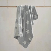 Κουβέρτα Βελουτέ Αγκαλιάς (90x90) Mamas &amp; Papas Grey Star 7883AJ401