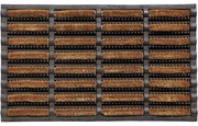 Πατάκι Εισόδου Mudbuster 005 Natural 45X75cm Beige-Black Sdim 45X75