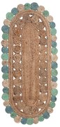 Οβάλ Καλοκαιρινό Χαλί (70x160) Silk Fashion 1780