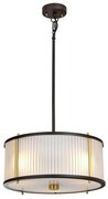 Κρεμαστό/Πλαφονιέρα Φωτιστικό Οροφής  3xE27 Corona Elstead Lighting-DL-CORONA-3P-BAB-Καφέ DL-CORONA-3P-BAB