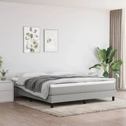 ΚΡΕΒΑΤΙ BOXSPRING ΜΕ ΣΤΡΩΜΑ ΑΝΟΙΧΤΟ ΓΚΡΙ 180X200 ΕΚ. ΥΦΑΣΜΑΤΙΝΟ 3144093