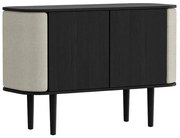 Μπουφές Treasures Horizons S 5106C709-02 109x43x75cm Black Oak-Sand Umage Steel,Wood