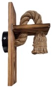 Φωτιστικό Τοίχου  Μονόφωτο UT-01AP 31-0321 Brown Rope