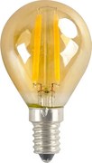 Λαμπτήρας LED Filament E14 Retro 4W 2700K Dimmable Amber  (10 τεμάχια)