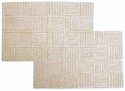 Πατάκι Μπάνιου 2 Όψεων (50x80) Anna Riska Domino Ivory