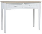 Liberta KIMOLOS ΚΟΝΣΟΛΑ 2ΣΥΡΤΑΡΙΑ ΛΕΥΚΟ ΦΥΣΙΚΟ 102x40xH78cm 102x40xH78cm 05-0618