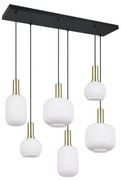 Φωτιστικό Οροφής - Ράγα Diva 319800608 92x35x150cm 6xE27 10W Brass-White Trio Lighting