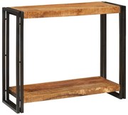 vidaXL Τραπέζι κονσόλας 90 x 33 x 75 εκ Μασίφ ακατέργαστο ξύλο μάνγκο
