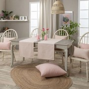 Τραβέρσα Guensa 06 Pink Teoran 40Χ160 40x160cm Cotton-Polyester