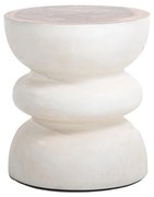 Σκαμπό Najib White Natural (40x40x45) Soulworks 0900009 - ows.0900009
