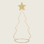 Beauty Home ΜΕΤΑΛΛΙΚΟ ΕΛΑΤΟ ΜΕ ΑΣΤΕΡΙ ΧΡΥΣΟ 10×21,5cm