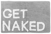 Ταπέτο Μπάνιου Get Naked 02-4309 Γκρι Estia 50X80cm 100% Cotton