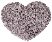 Πατάκι Μπάνιου Cuore 14 Lila Kentia 50X60 50x60cm Cotton,Chenille
