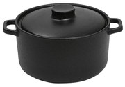 LAVA ΚΑΤΣΑΡΟΛΑΚΙ STONEWARE ΜΑΥΡΟ 16.3χ12χ6ΕΚ. - ESPIEL - NOL105