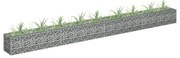 vidaXL Συρματοκιβώτιο-Γλάστρα Υπερυψωμένη 360x30x30 εκ. Γαλβ. Χάλυβας