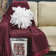 Ριχτάρι Microvelour Διθέσιος 180x240εκ. Venice Bordeaux SB HOME